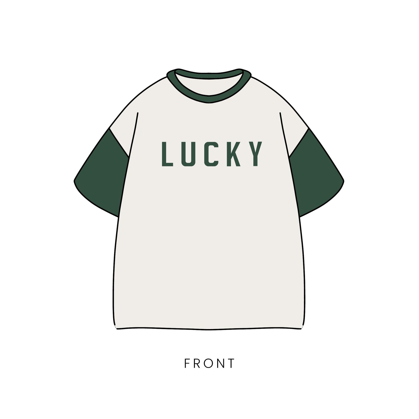 Adult Cotton Tee | Lucky
