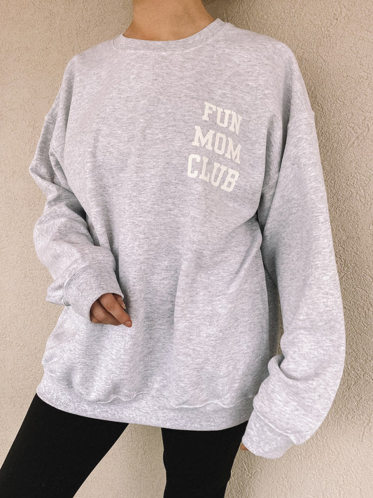 fun mom club crewneck