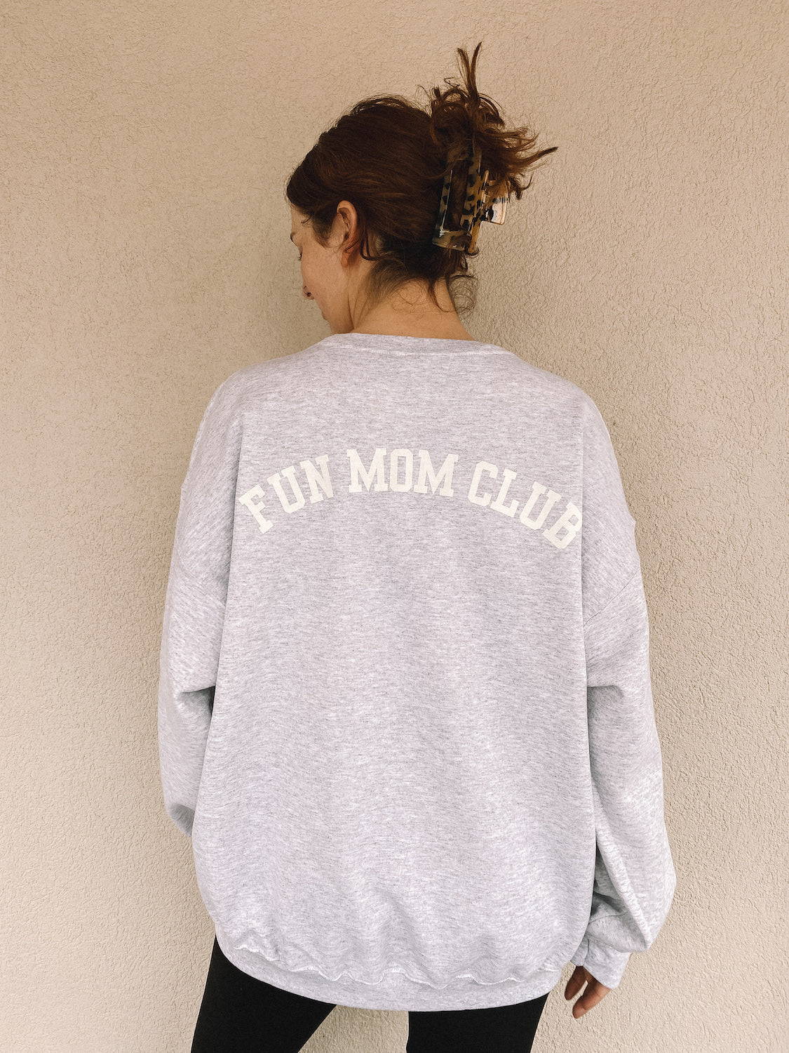 fun mom club crewneck