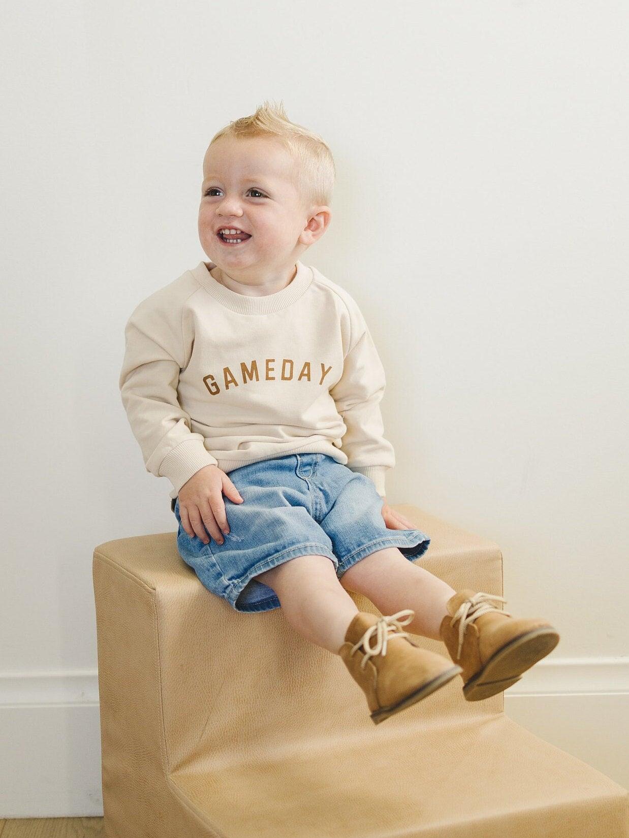 Gameday Organic Cotton Crewneck - Little Joy Co.