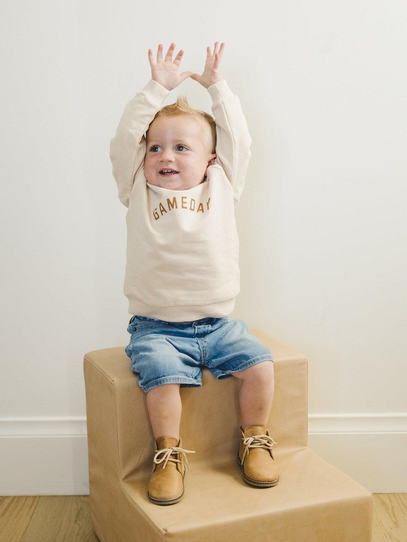 Gameday Organic Cotton Crewneck - Little Joy Co.