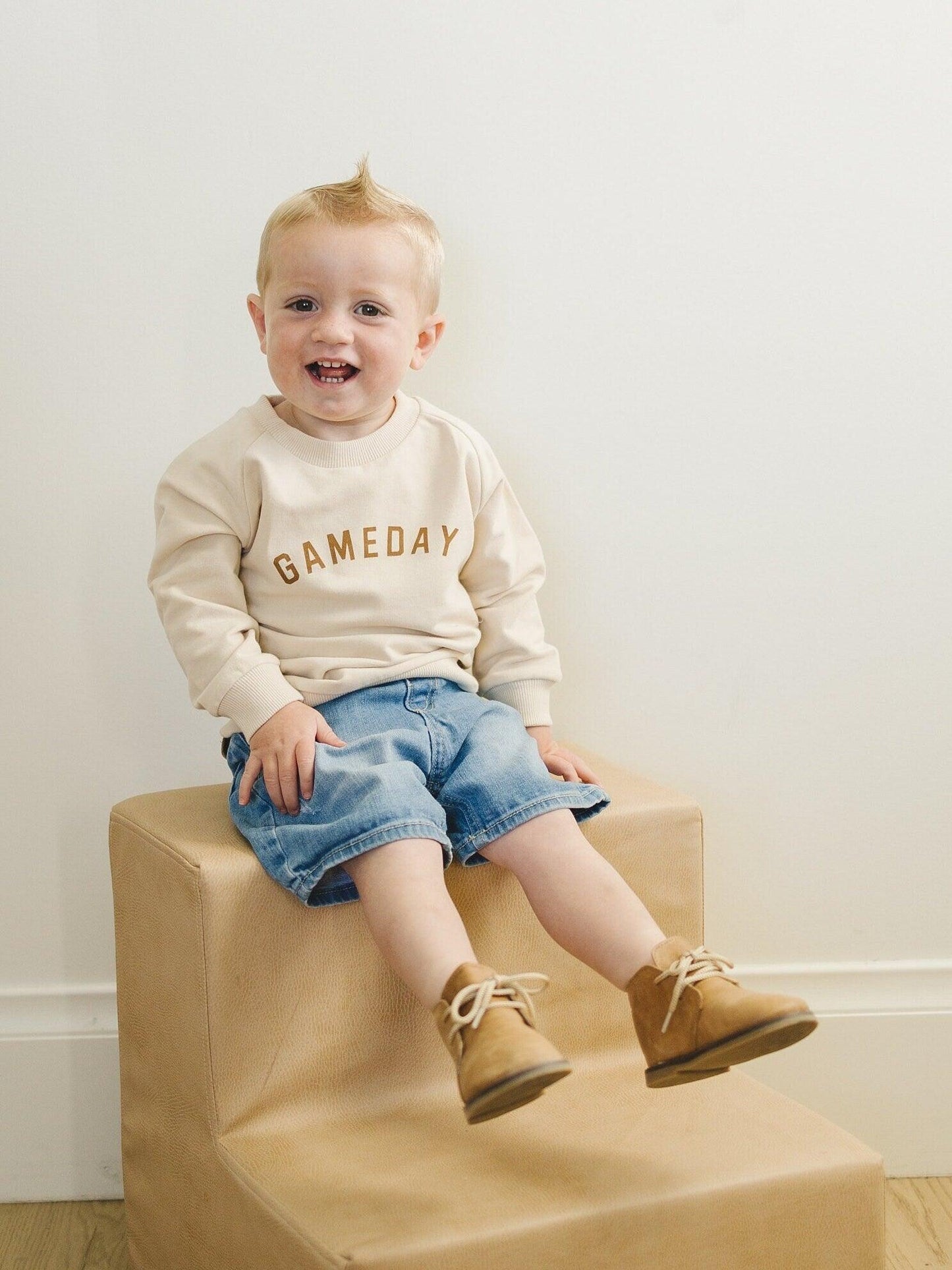 Gameday Organic Cotton Crewneck - Little Joy Co.