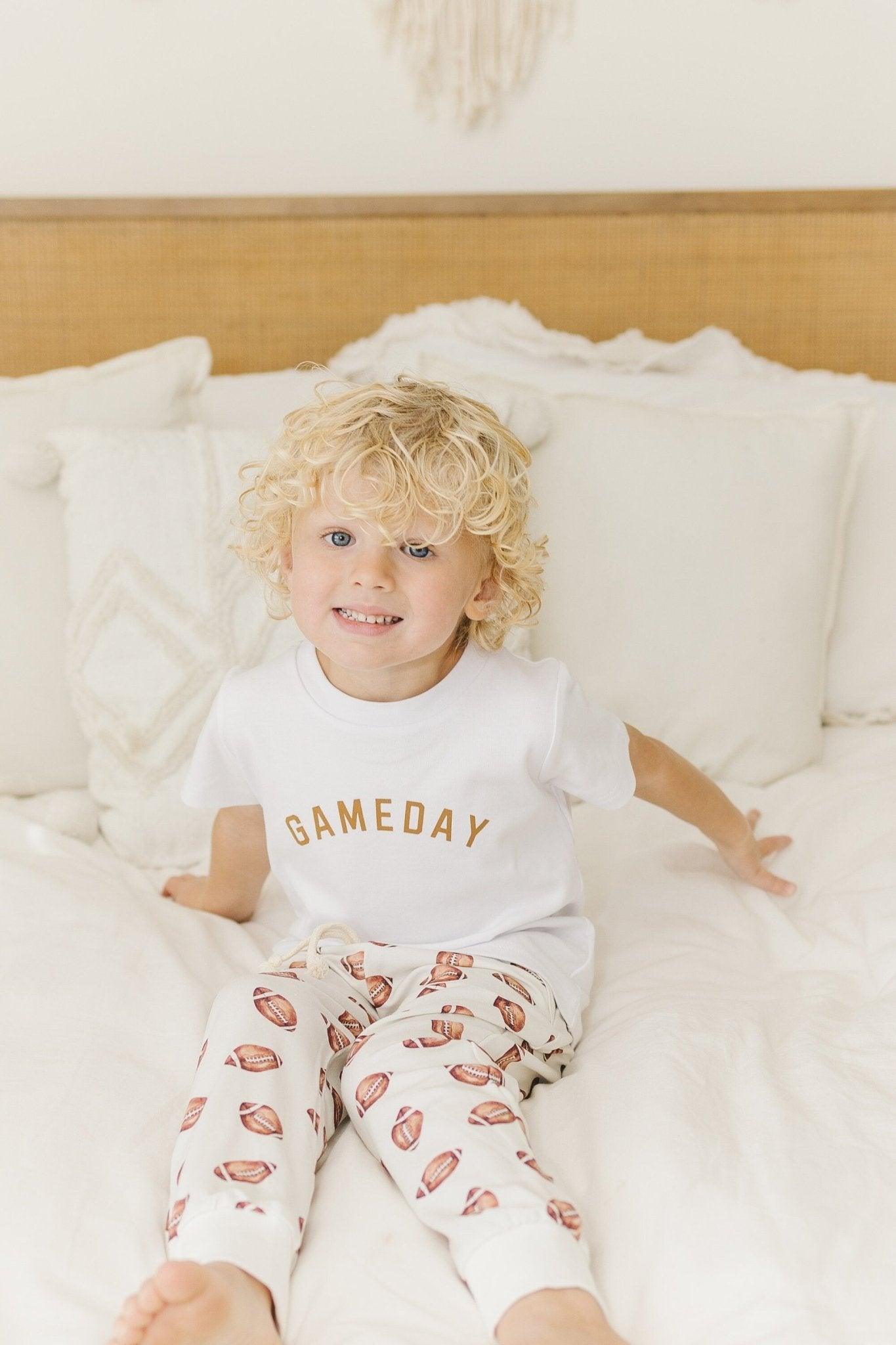 Gameday Organic Cotton Graphic Tee - more colors - Little Joy Co.