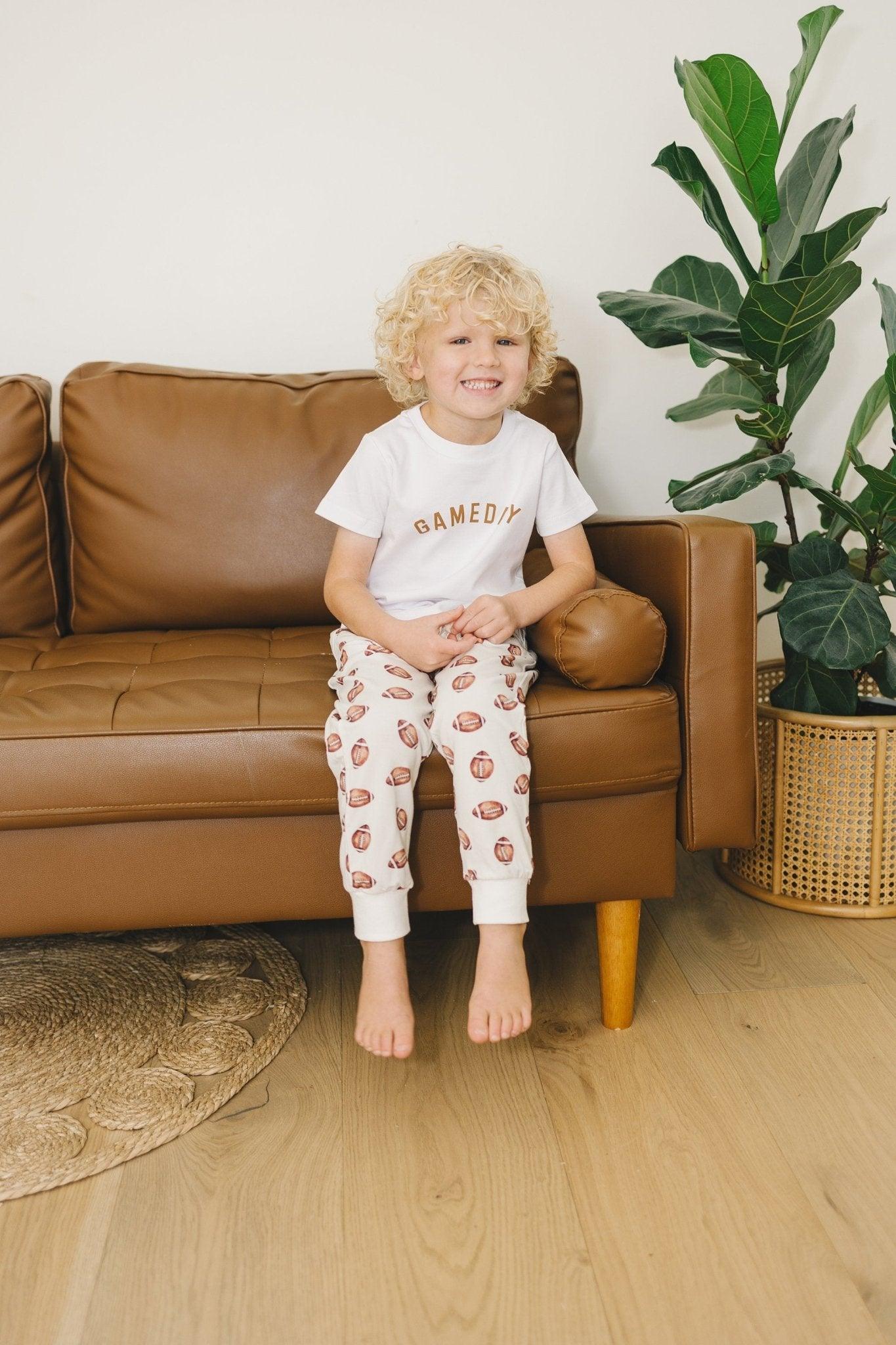 Gameday Organic Cotton Graphic Tee - more colors - Little Joy Co.