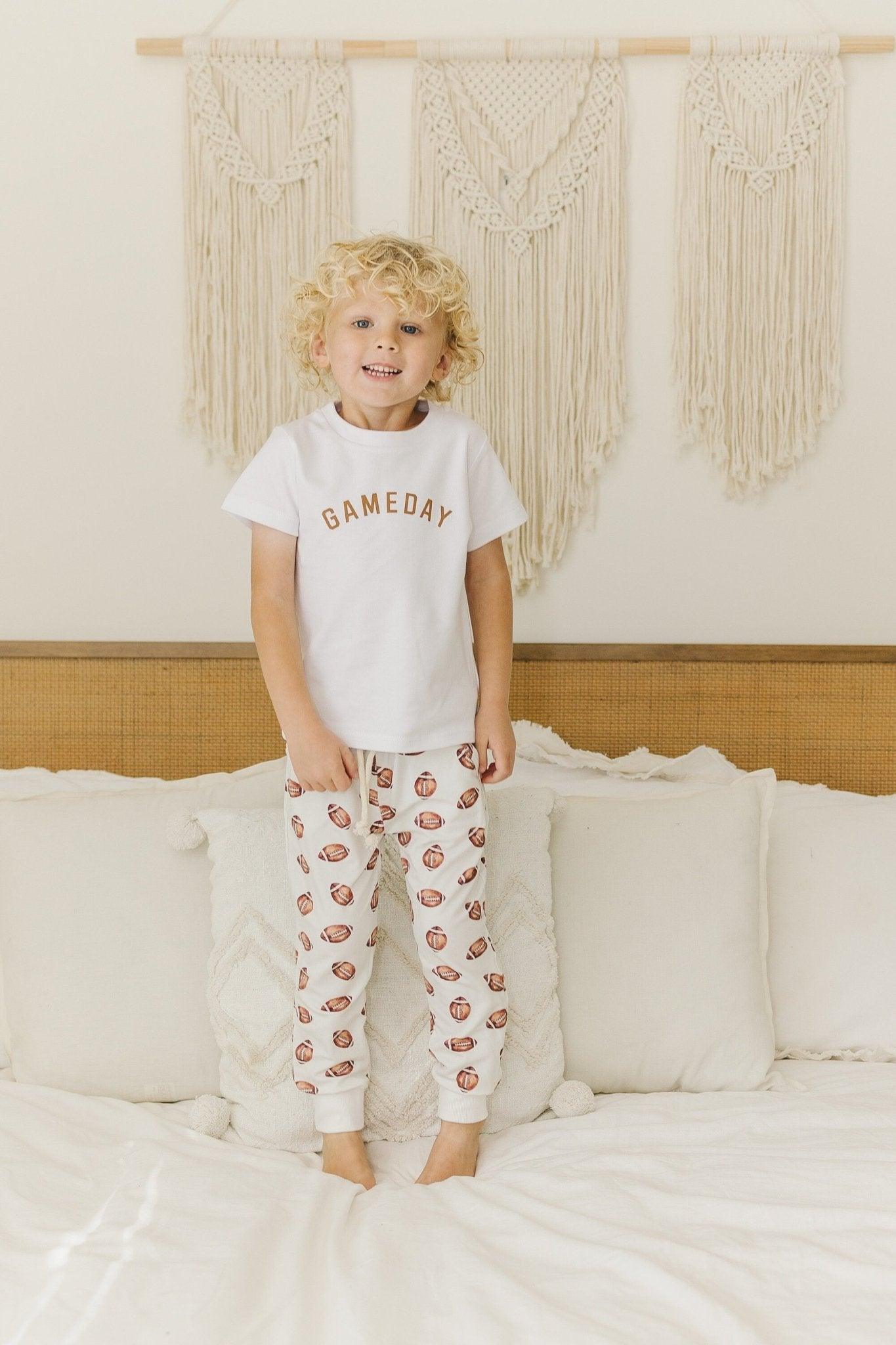 Gameday Organic Cotton Graphic Tee - more colors - Little Joy Co.