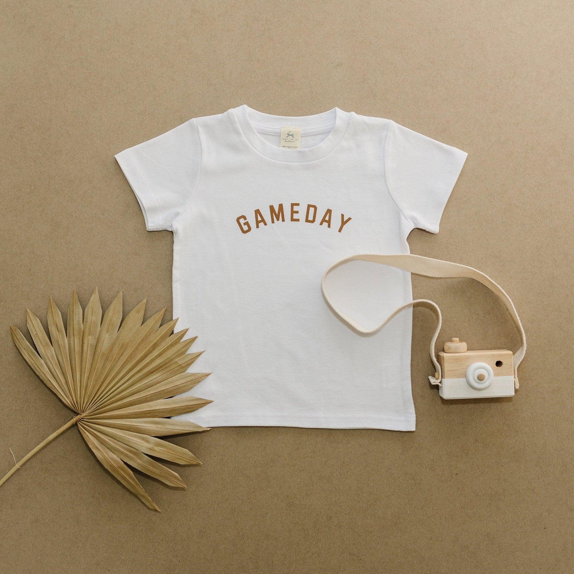 Gameday Organic Cotton Graphic Tee - more colors - Little Joy Co.