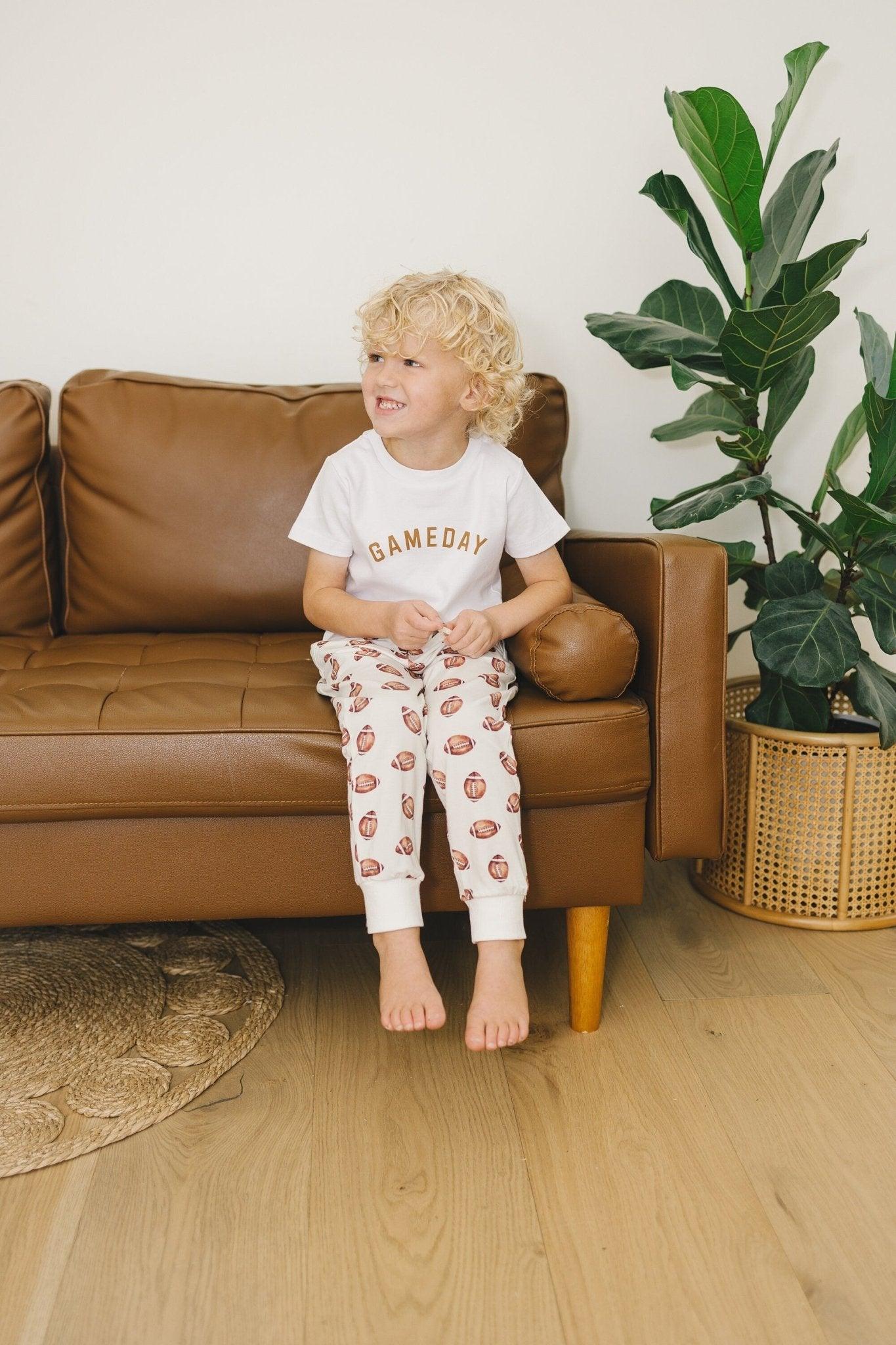 Gameday Organic Cotton Graphic Tee - more colors - Little Joy Co.