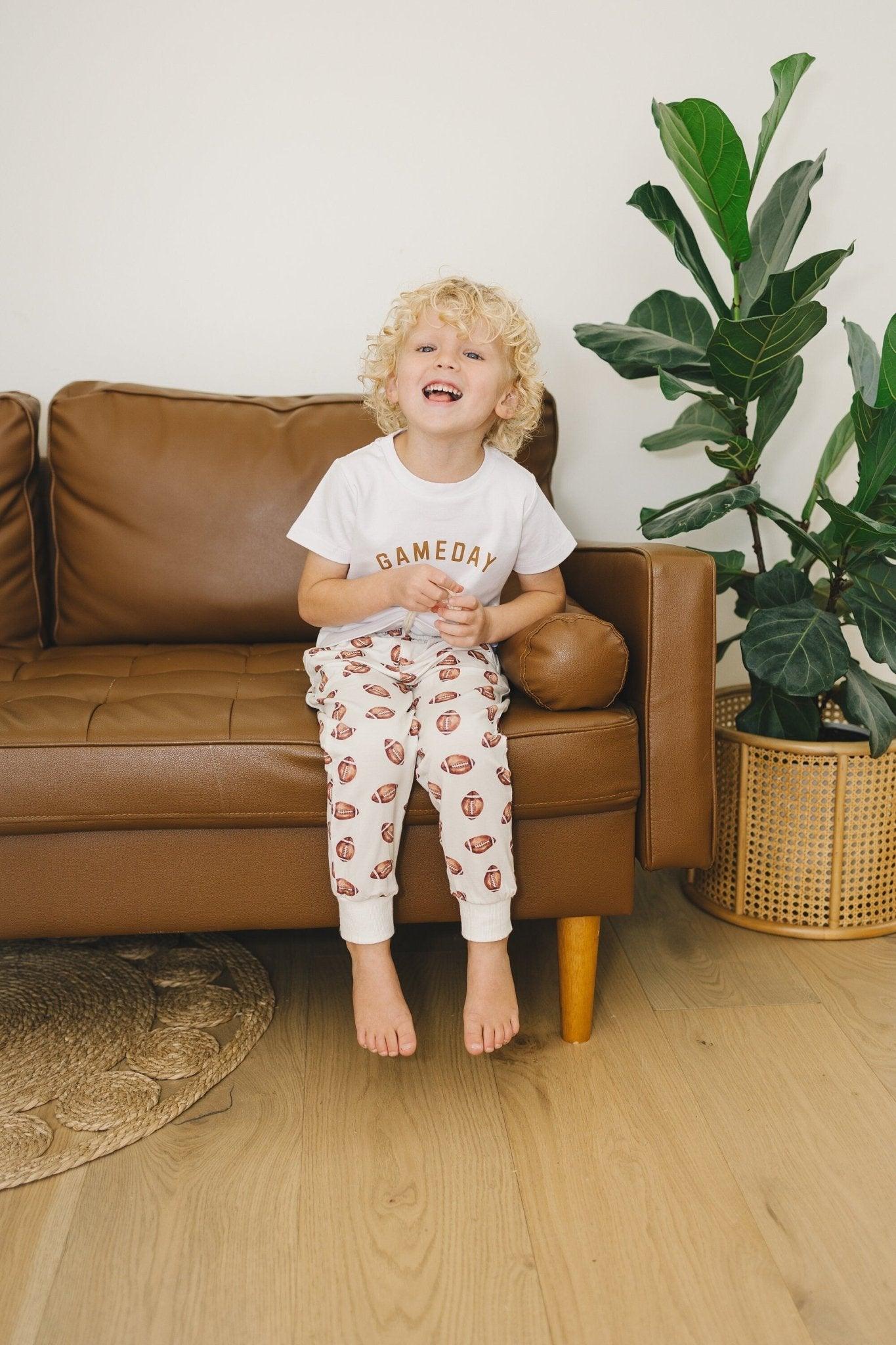 Gameday Organic Cotton Graphic Tee - more colors - Little Joy Co.