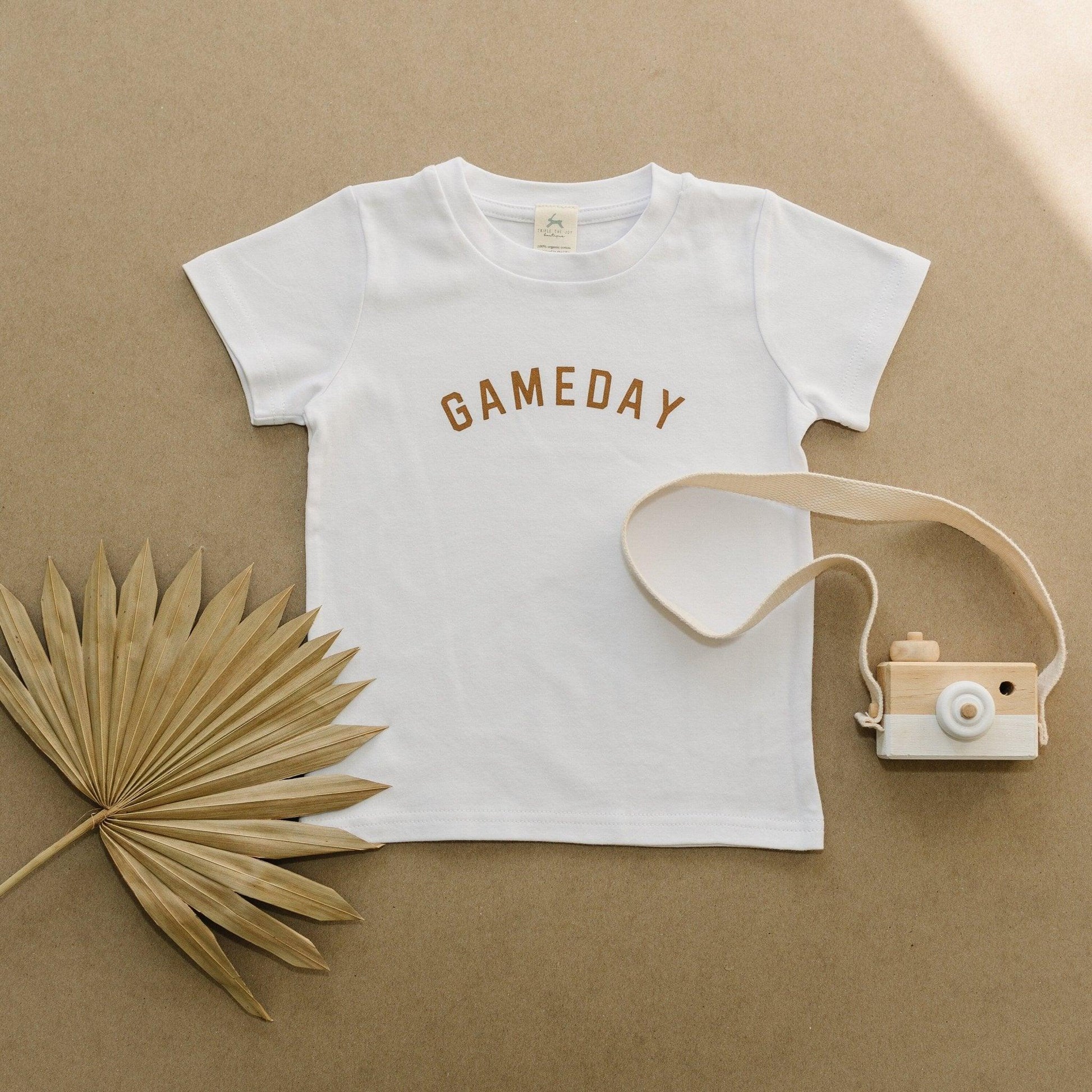 Gameday Organic Cotton Graphic Tee - more colors - Little Joy Co.