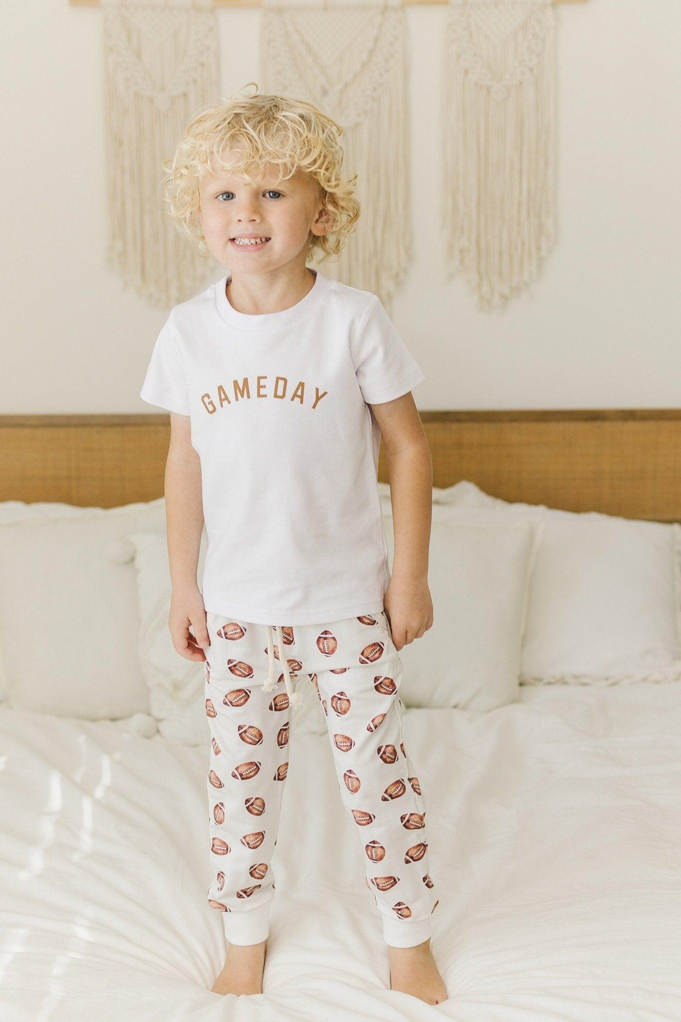 Gameday Organic Cotton Graphic Tee - more colors - Little Joy Co.