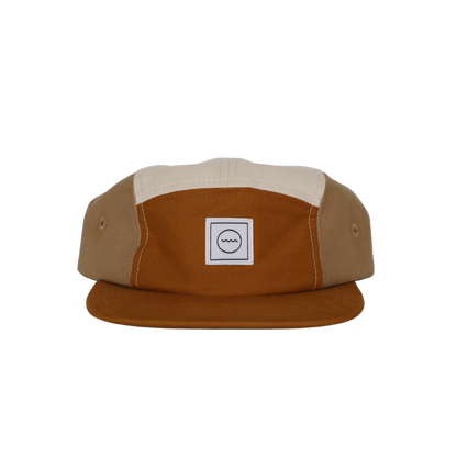 Cotton Five-Panel Hat in Golden Hour