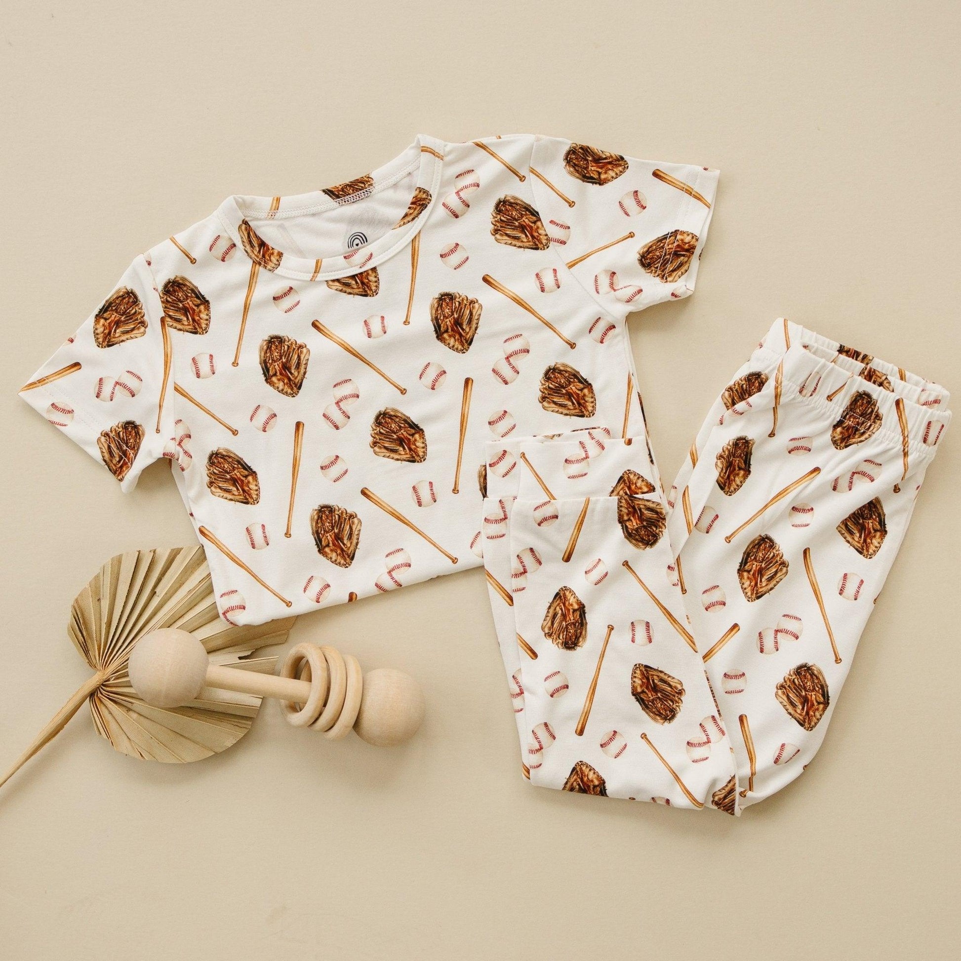 Grand Slam 2pc Bamboo Pajama Set - Little Joy Co.