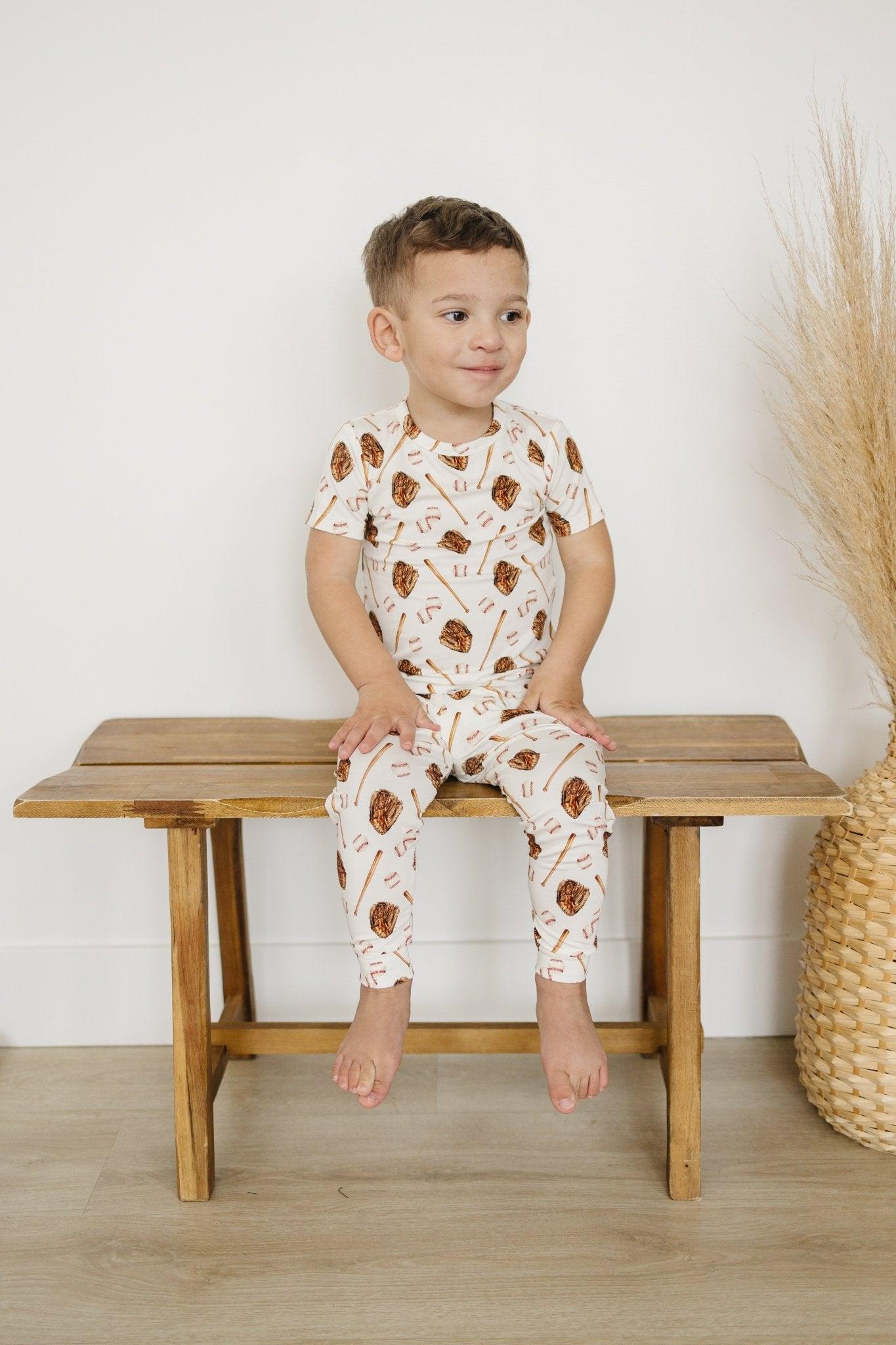 Grand Slam 2pc Bamboo Pajama Set - Little Joy Co.