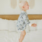 Green Bear Bamboo Bubble Romper - Little Joy Co.