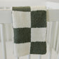 Green Checkered Plush Blanket - Little Joy Co.