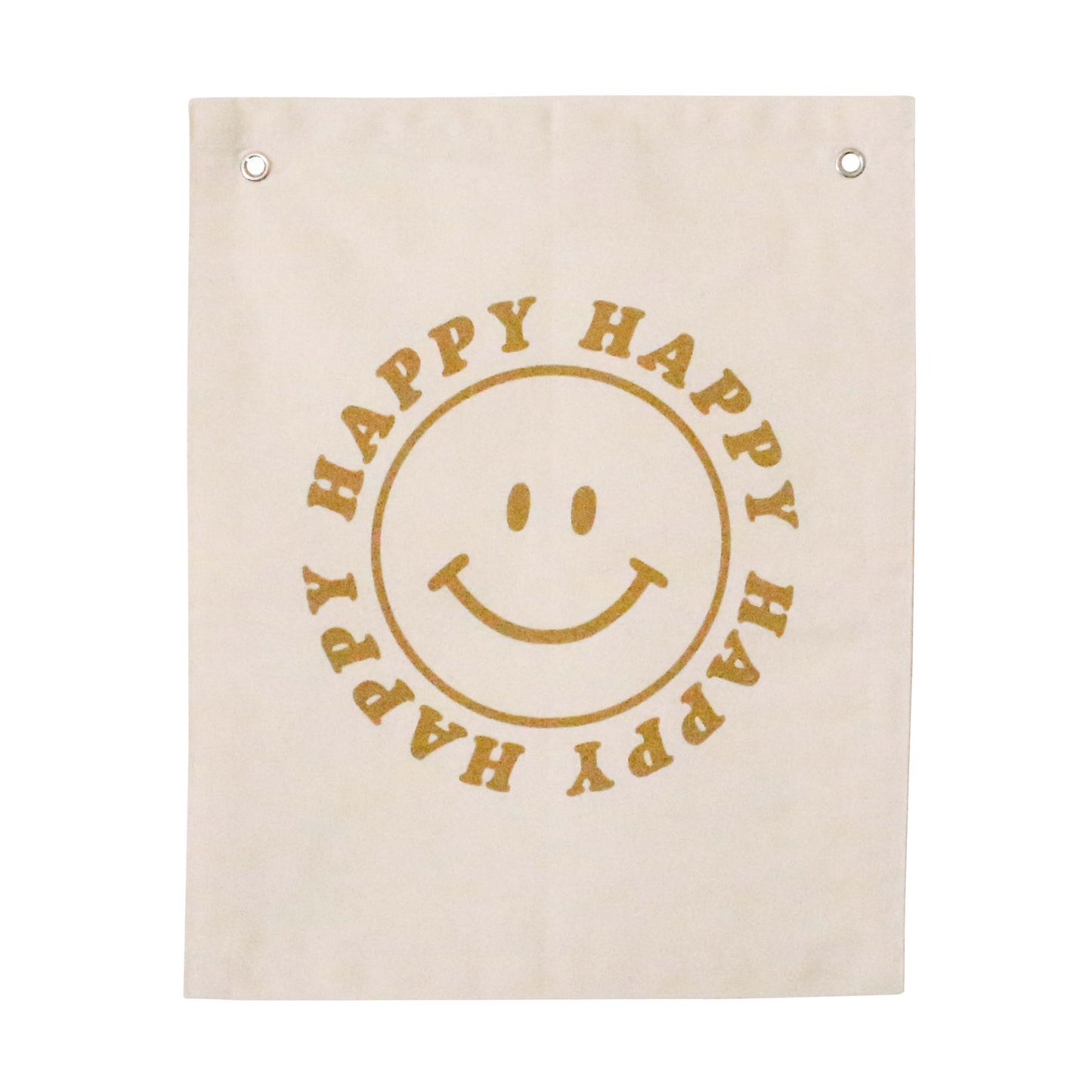 happy face banner