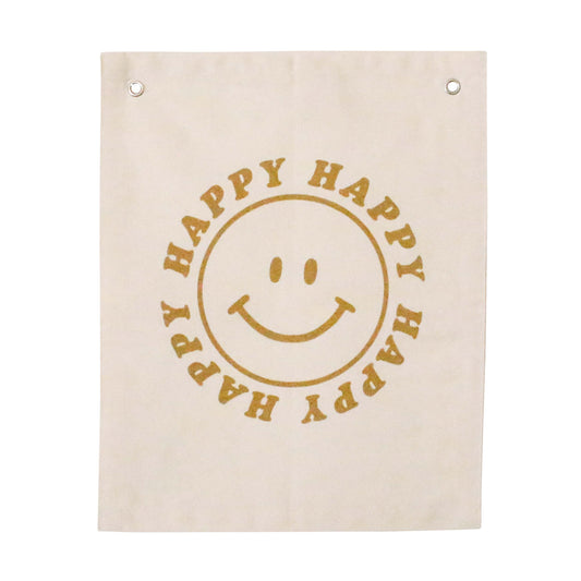 happy face banner