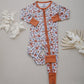 Harvest Hues Bamboo Zippy Romper - Little Joy Co.