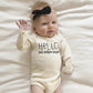 Hello I'm New Here - Long Sleeve Organic Baby Bodysuit