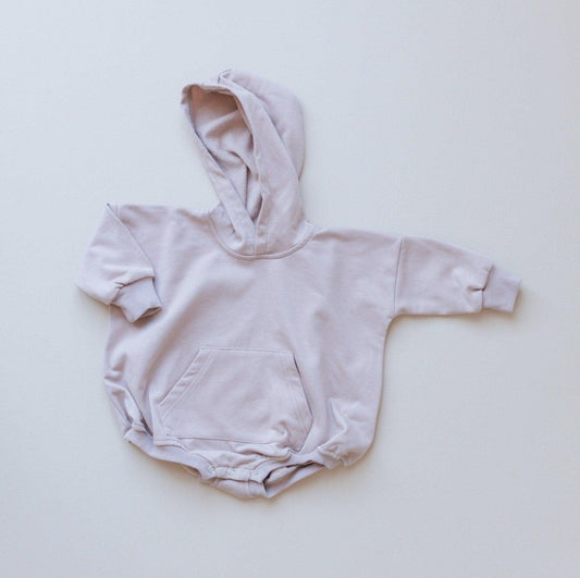 Hoodie Sweatshirt Romper - more colors - Little Joy Co.