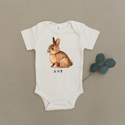 Hop Bunny Rabbit Organic Baby Onesie®