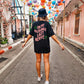 On My Husband's Last Nerve Tee - Black