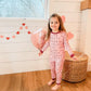 I <3 U ABC 2pc Bamboo Pajama Set - Berry - Little Joy Co.