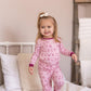 I <3 U ABC 2pc Bamboo Pajama Set - Berry - Little Joy Co.