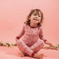 I <3 U ABC 2pc Bamboo Pajama Set - Berry - Little Joy Co.