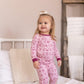 I <3 U ABC 2pc Bamboo Pajama Set - Berry - Little Joy Co.