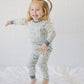 I <3 U ABC 2pc Bamboo Pajama Set - Green - Little Joy Co.