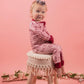 I <3 U ABC Bamboo Zippy Romper - Berry - Little Joy Co.