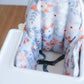 Gray Floral Cushion Cover