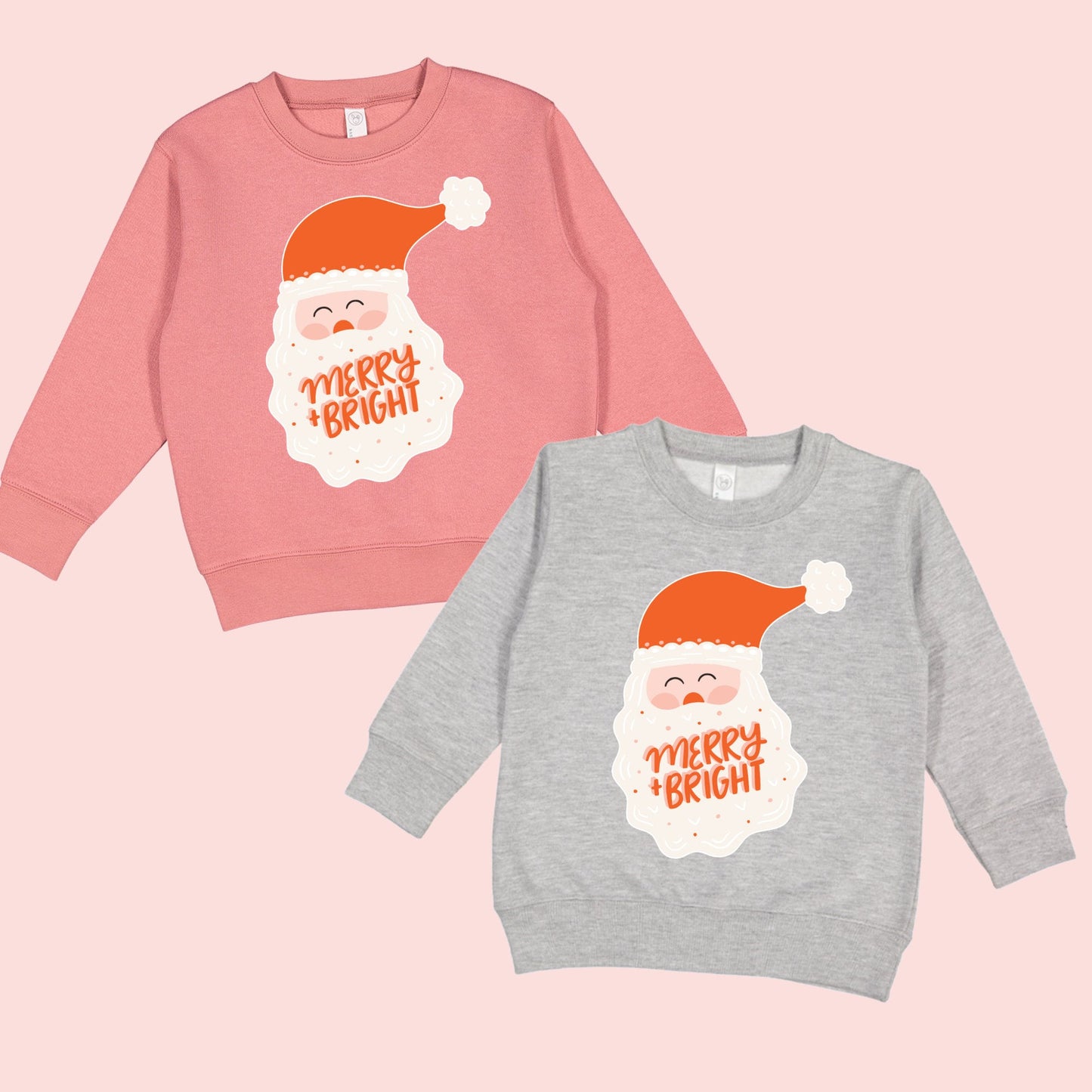 Merry and Bright Santa Sweatshirt
