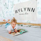 Personalisiertes Namensbanner aus Canvas