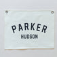 Personalized Canvas Name Banner - Baby Name Flag - Baby Name Sign - Baby Boy Nursery Decor - Boys Room Flag - Baby Girl Room Decor