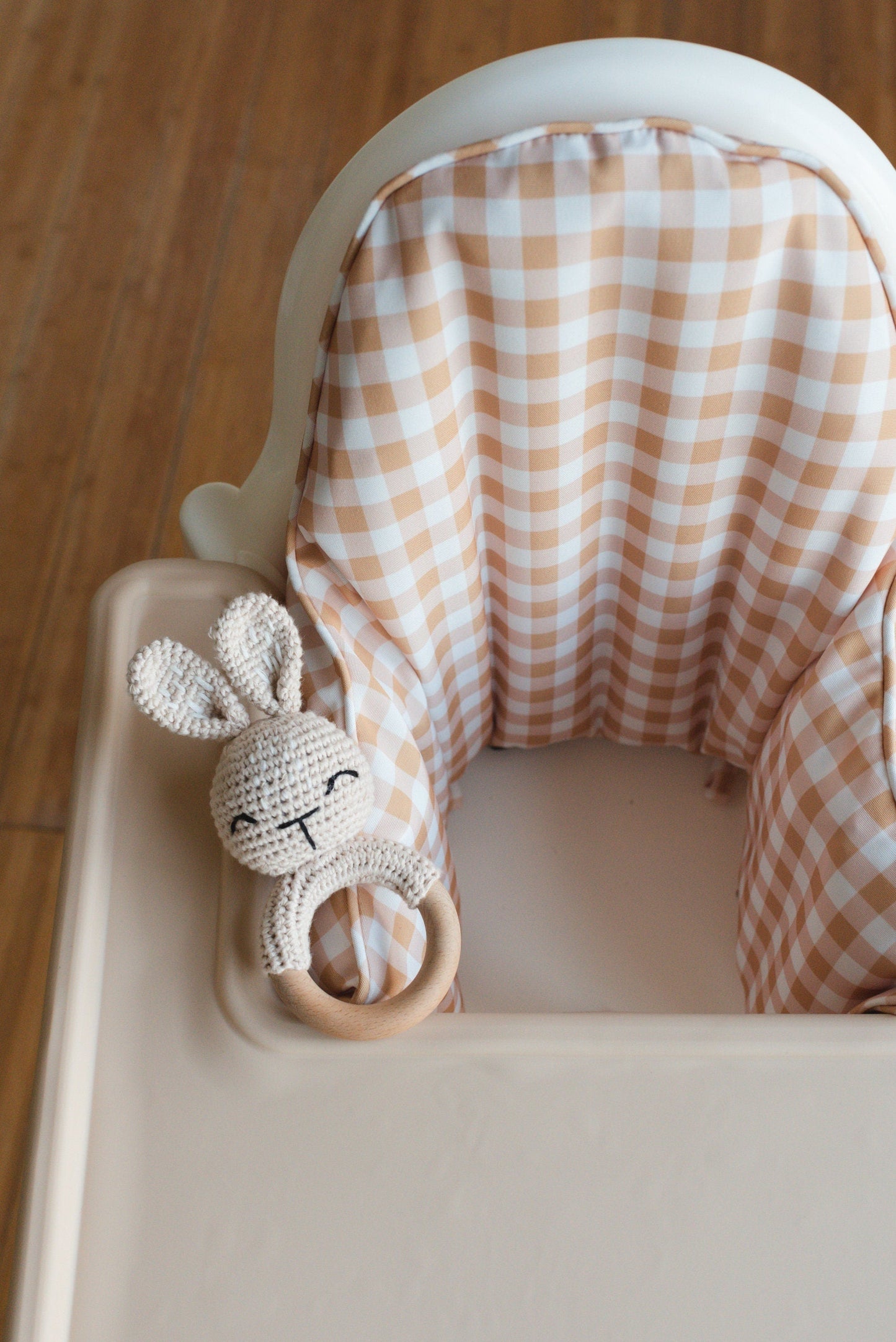 Yellow Gingham Cushion Cover