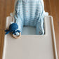 Blue Nautical Cushion Cover for the IKEA Antilop Highchair - Wipeable IKEA Antilop Cushion Cover - Inflatable Cushion Insert - Anchor Ocean