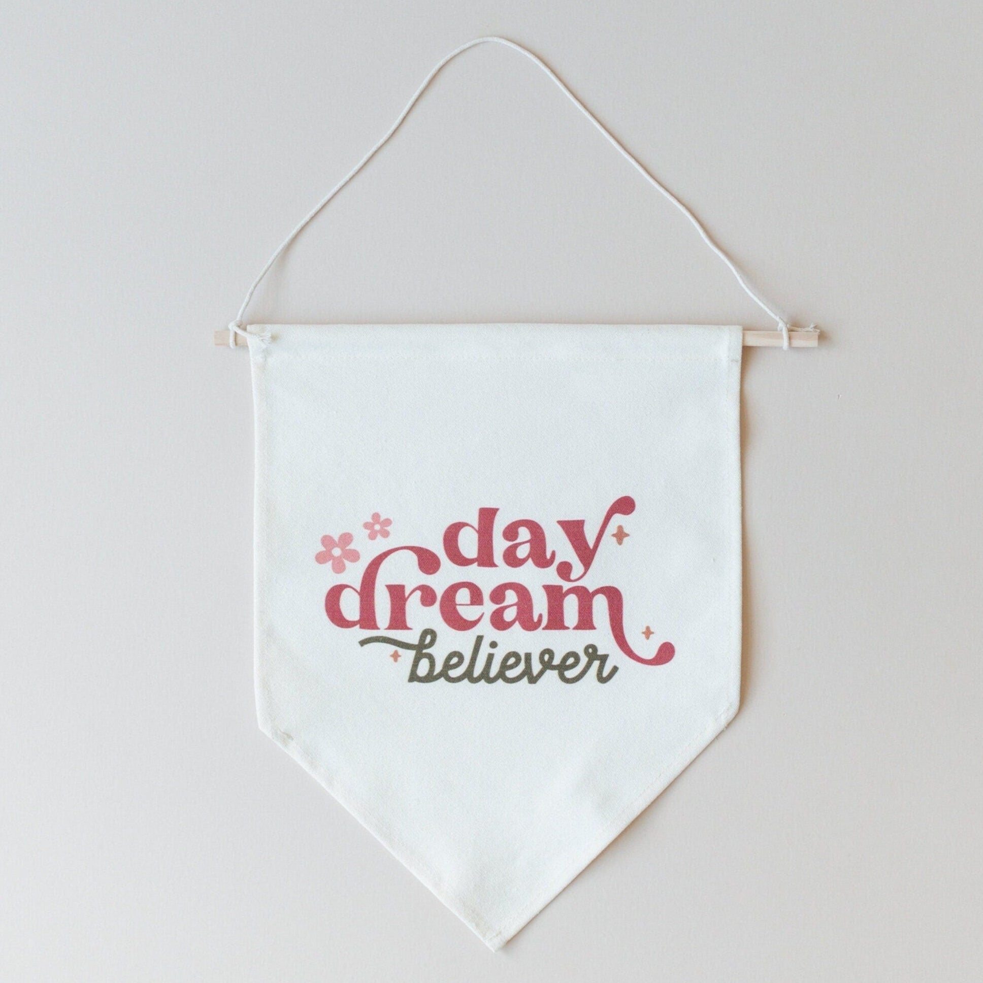 Daydream Believer Canvas Pennant