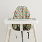 Green Mushroom Print Cushion Cover
