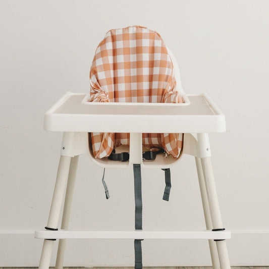 Pumpkin Gingham Cushion Cover