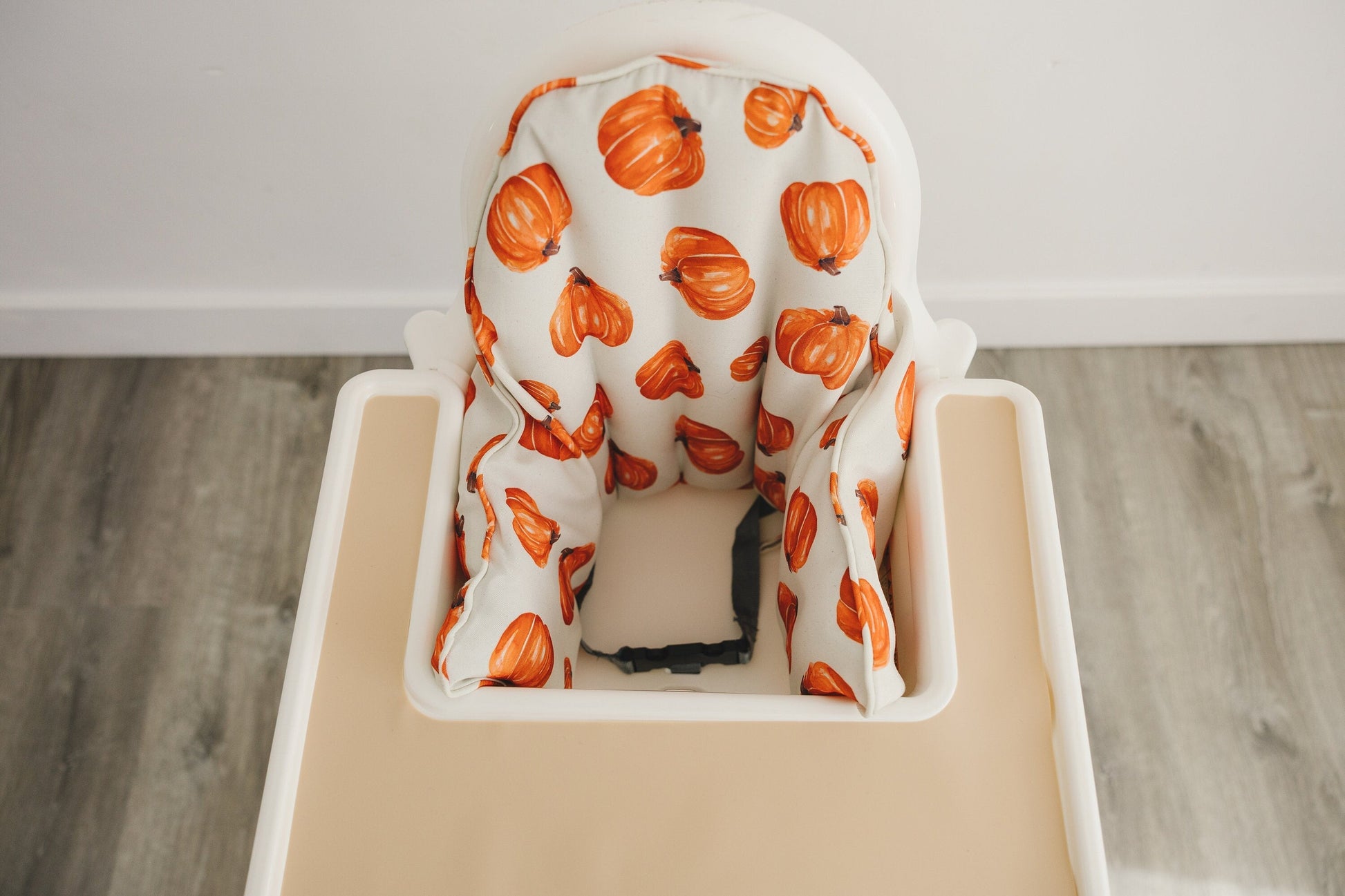 Pumpkin Print Fall Cushion Cover for the IKEA Antilop Highchair - Wipeable IKEA Antilop Cushion Cover with Inflatable Insert Halloween