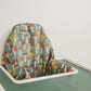 Green Mushroom Print Cushion Cover