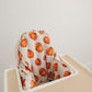 Pumpkin Print Fall Cushion Cover for the IKEA Antilop Highchair - Wipeable IKEA Antilop Cushion Cover with Inflatable Insert Halloween