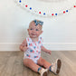 Flag Print Bamboo Romper