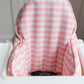 Pink Gingham Cushion Cover for the IKEA Antilop Highchair - Summer Wipeable IKEA Antilop Cushion Cover with Inflatable Cushion Insert - Girl