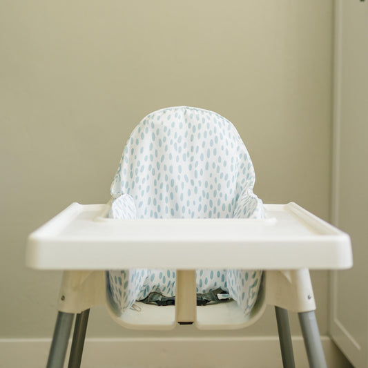 Light Blue Dots Cushion Cover