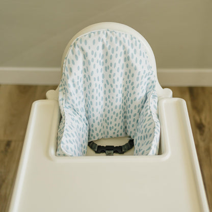 Light Blue Dots Cushion Cover