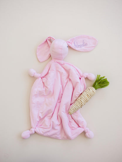 Custom Embroidered Snuggle Bunny Bamboo Lovey