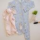 Bunny Blossoms Bamboo Zippy Romper